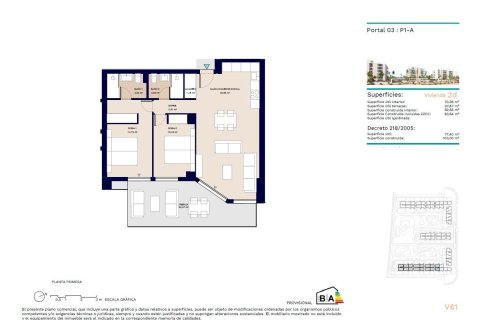 Lägenhet till salu i Almerimar, Almeria, Spanien 2 sovrum, 90 kvm. Nr. 142215 - foto 13