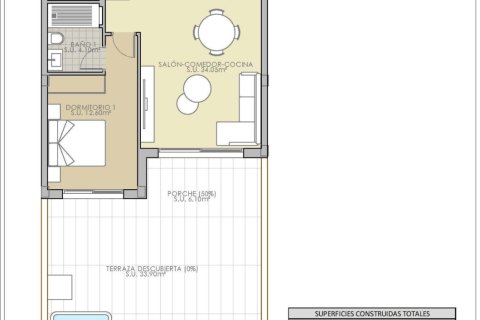 Bungalow in vendita a Rojales, Alicante, Spagna 2 camere da letto, 76 mq. N° 151628 - foto 16