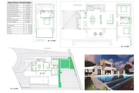Villa pārdošanā Benissa, Alicante, Spānijā 3 istabas, 160 m2 Nr. 80530 - attēls 7