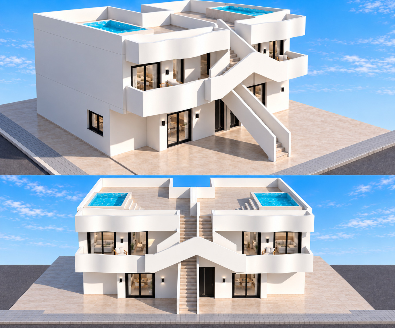 Bungalowi San Pedro del Pinatar, Murcia, Espanja 2 makuuhuonetta,  No. 197022