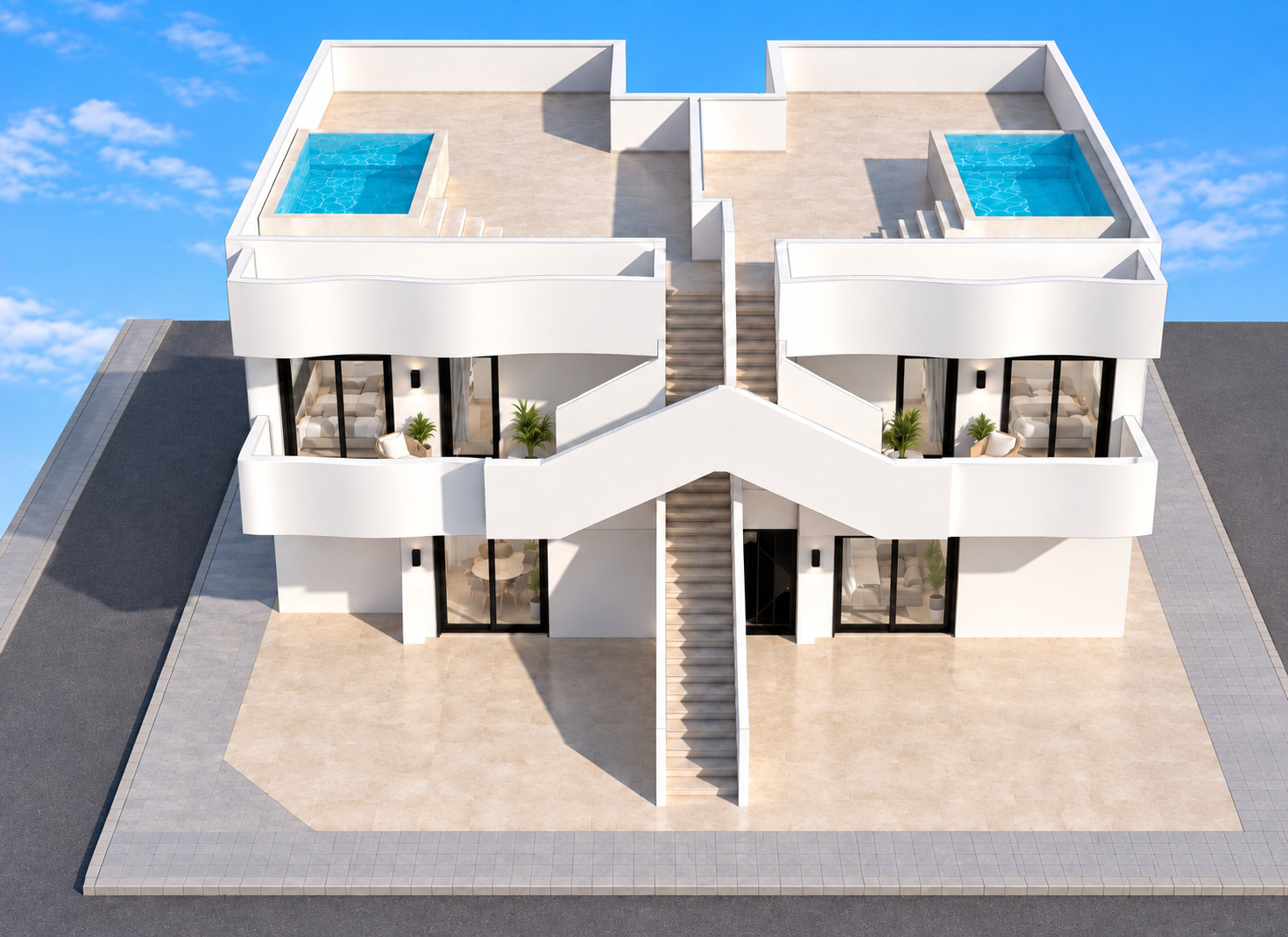 Bungalowi San Pedro del Pinatar, Murcia, Espanja 2 makuuhuonetta,  No. 197022
