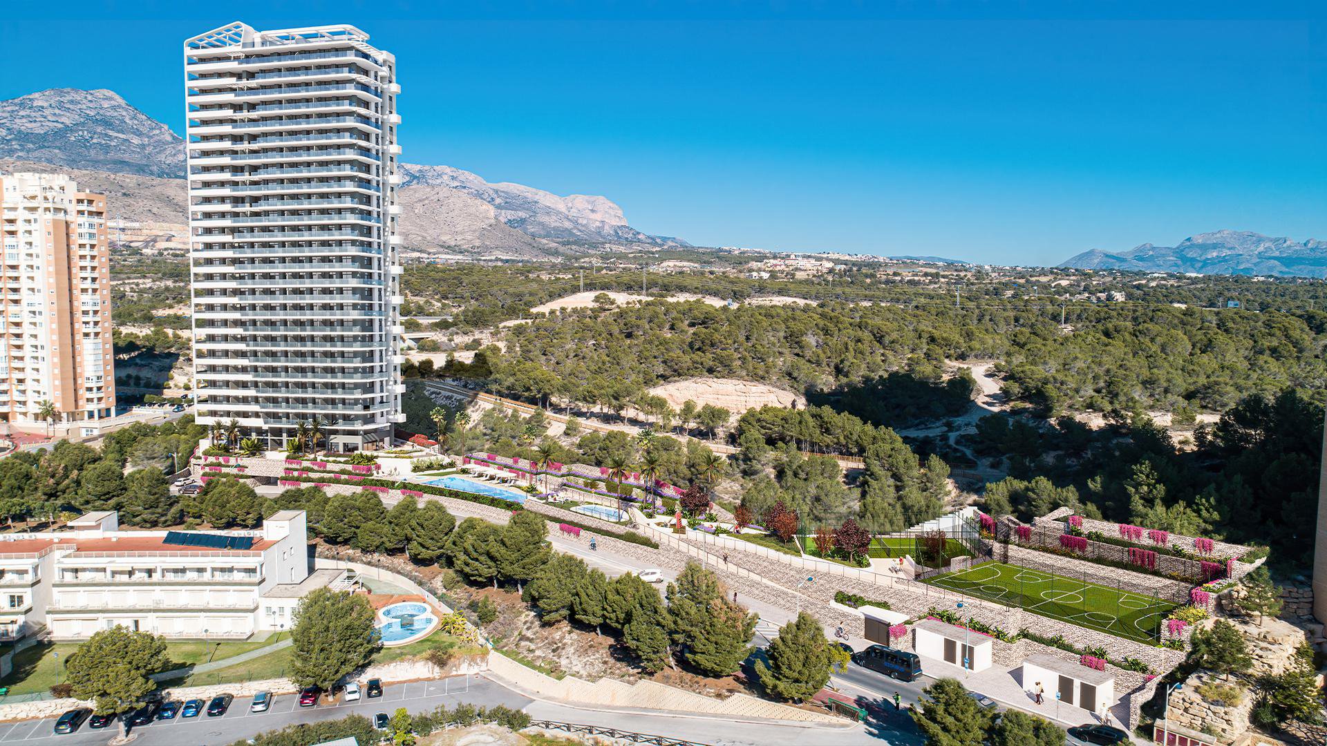 Wohnung in Benidorm, Alicante, Spanien 2 Schlafzimmer, 94 m2 Nr. 66106