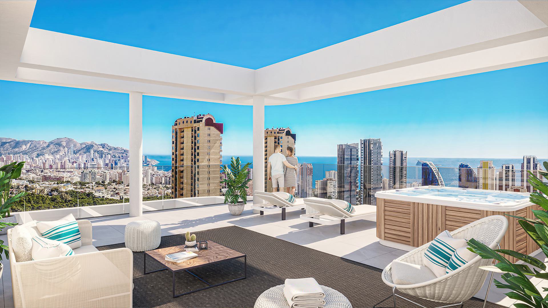 Wohnung in Benidorm, Alicante, Spanien 2 Schlafzimmer, 94 m2 Nr. 66106