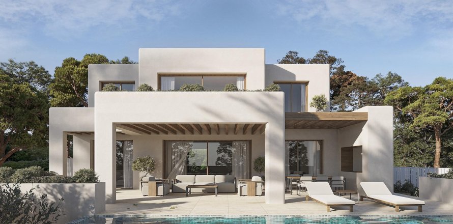 Villa en Benissa, Alicante, España 4 dormitorios, 269 m2 No. 171433