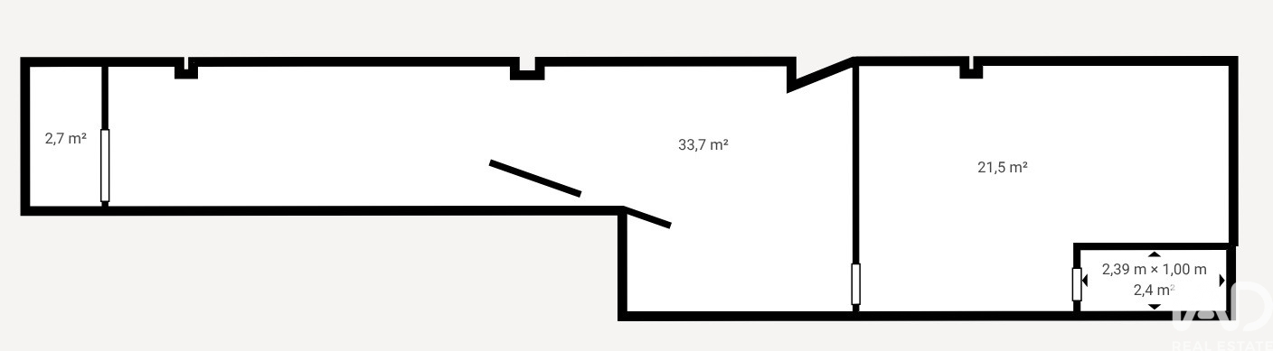 Propiedad comercial en Canet de Mar, Barcelona, España 60 m2 No. 195078