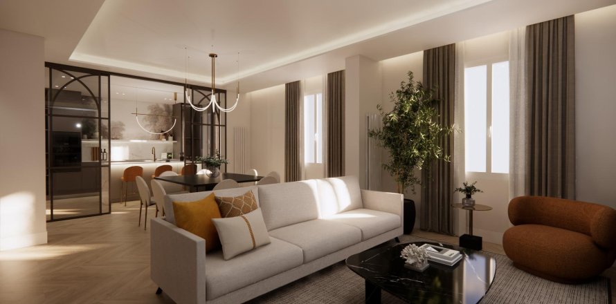 Apartment in Madrid, Spain 3 bedrooms, 158 sq.m. No. 165573