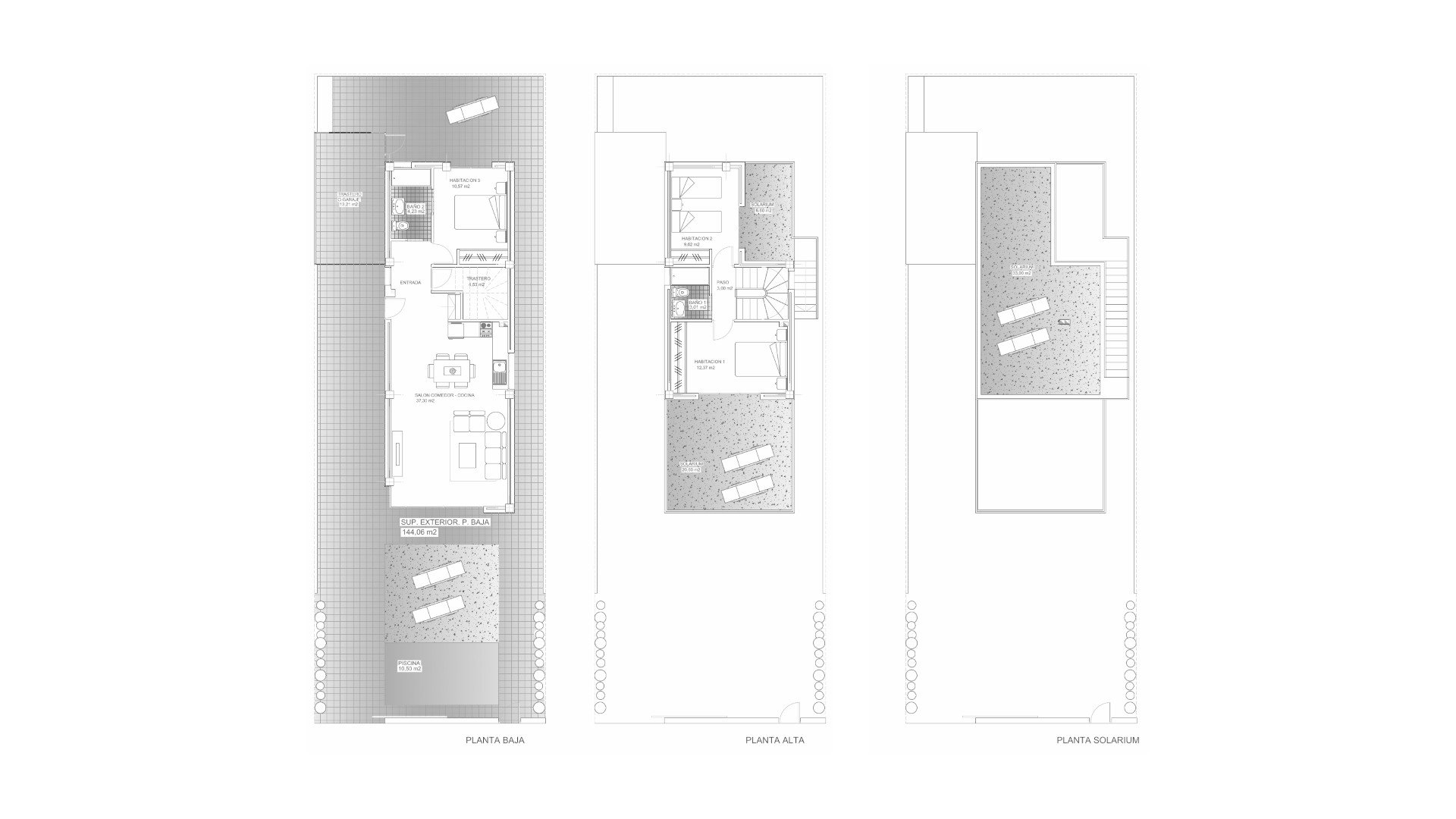 Villa in SALADO VILLAGE, Los Alcazares, Murcia, Spa, 3 bedrooms, 106 sq.m. No. 161091