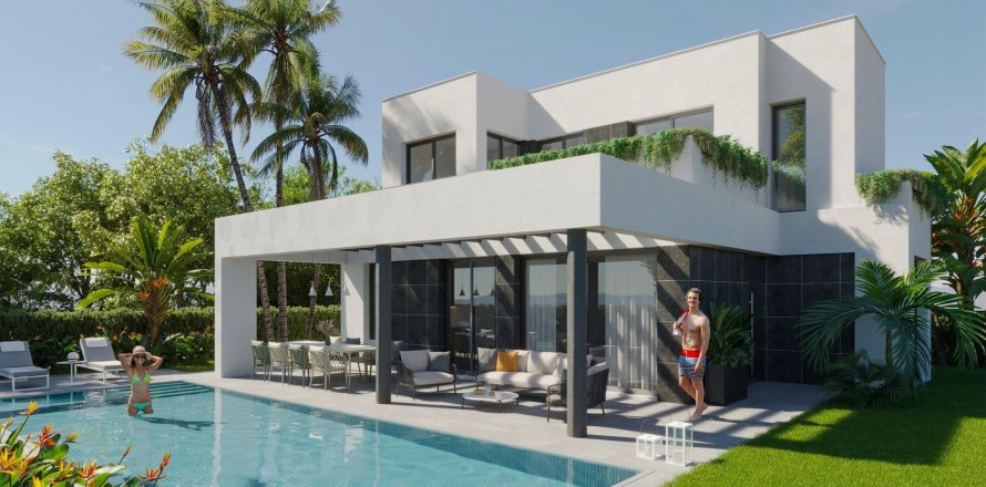 Villa i Finestrat, Alicante, Spanien 4 sovrum, 114 kvm. Nr. 141883