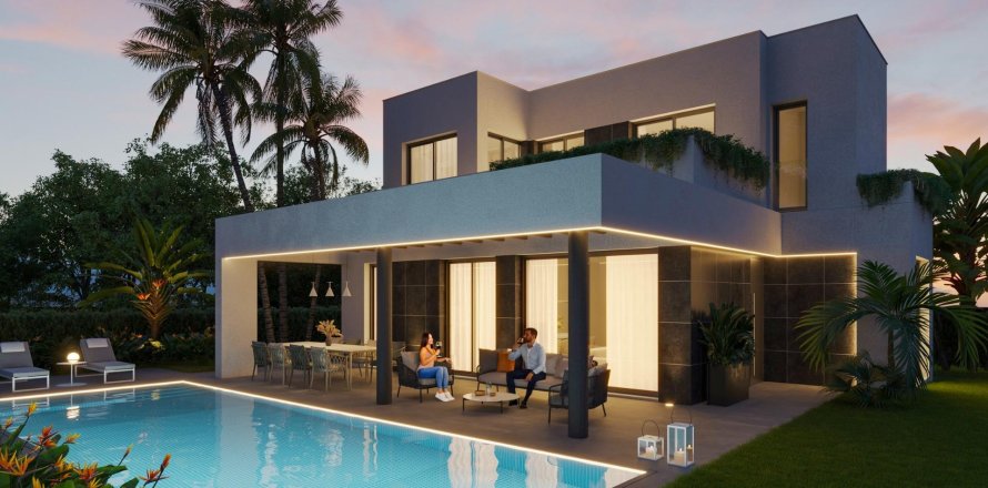 Villa i Finestrat, Alicante, Spanien 5 sovrum, 295 kvm. Nr. 141884