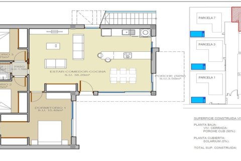 Villa till salu i Ciudad Quesada, Alicante, Spanien 3 sovrum, 98 kvm. Nr. 141879 - foto 27