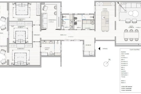 Apartamento en venta en Barcelona, España 4 dormitorios, 203 m2 No. 157101 - foto 6