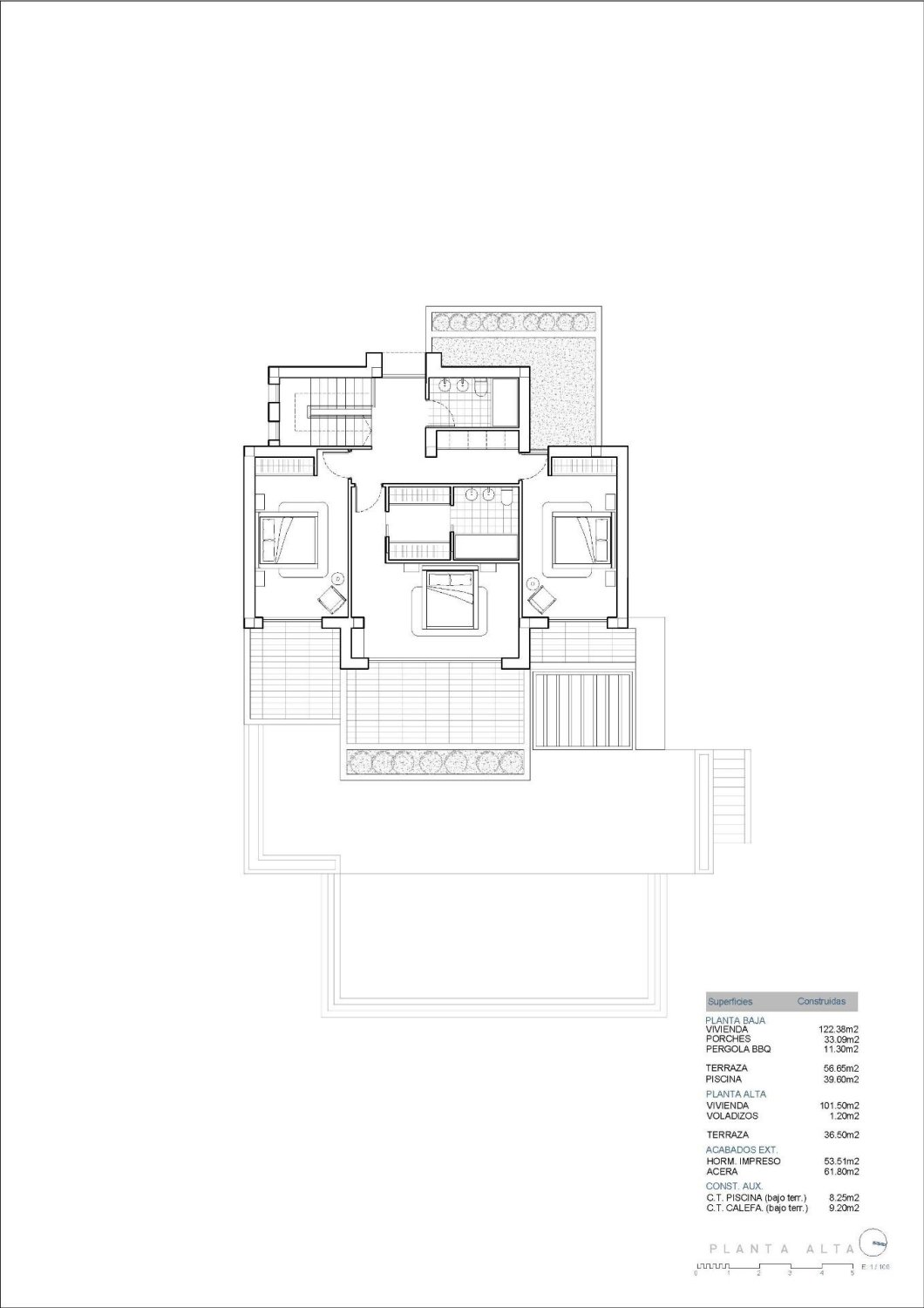 Вилла в Бенисса, Аликанте, Испания 4 спальни, 269м2 №137115