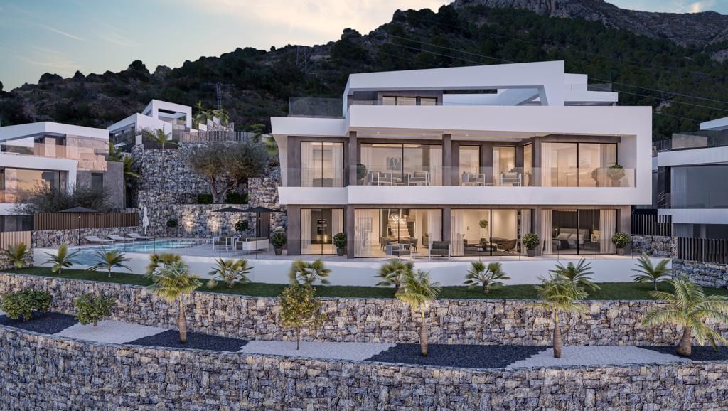 Villa a Calpe, Alicante, Spagna 4 camere da letto, 411 mq. N° 97201