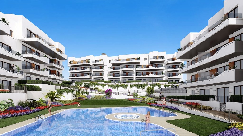 Lägenhet i Alicante, Spanien 2 sovrum, 73 kvm. Nr. 144817