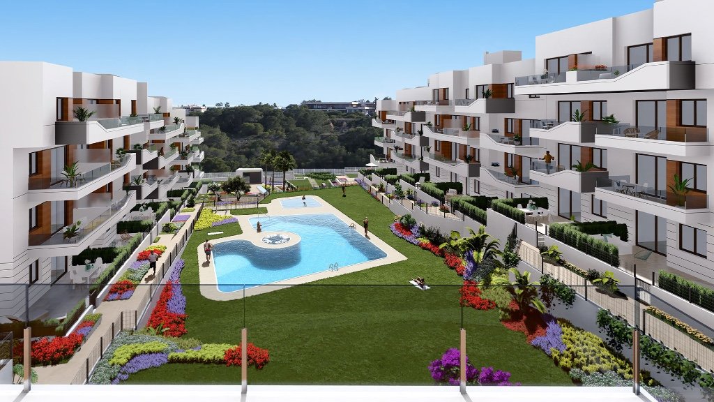 Lägenhet i Alicante, Spanien 2 sovrum, 73 kvm. Nr. 144817