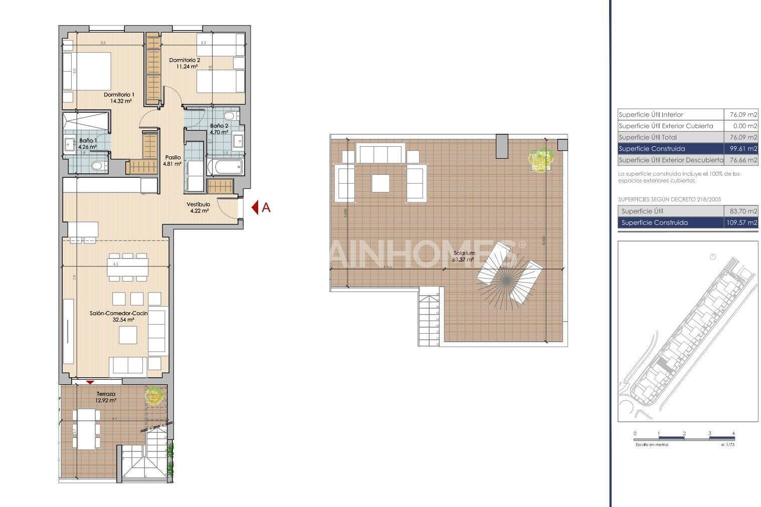 Penthouse w Benalmadena, Malaga, Hiszpania 3 sypialnie, 85 mkw. nr 143606