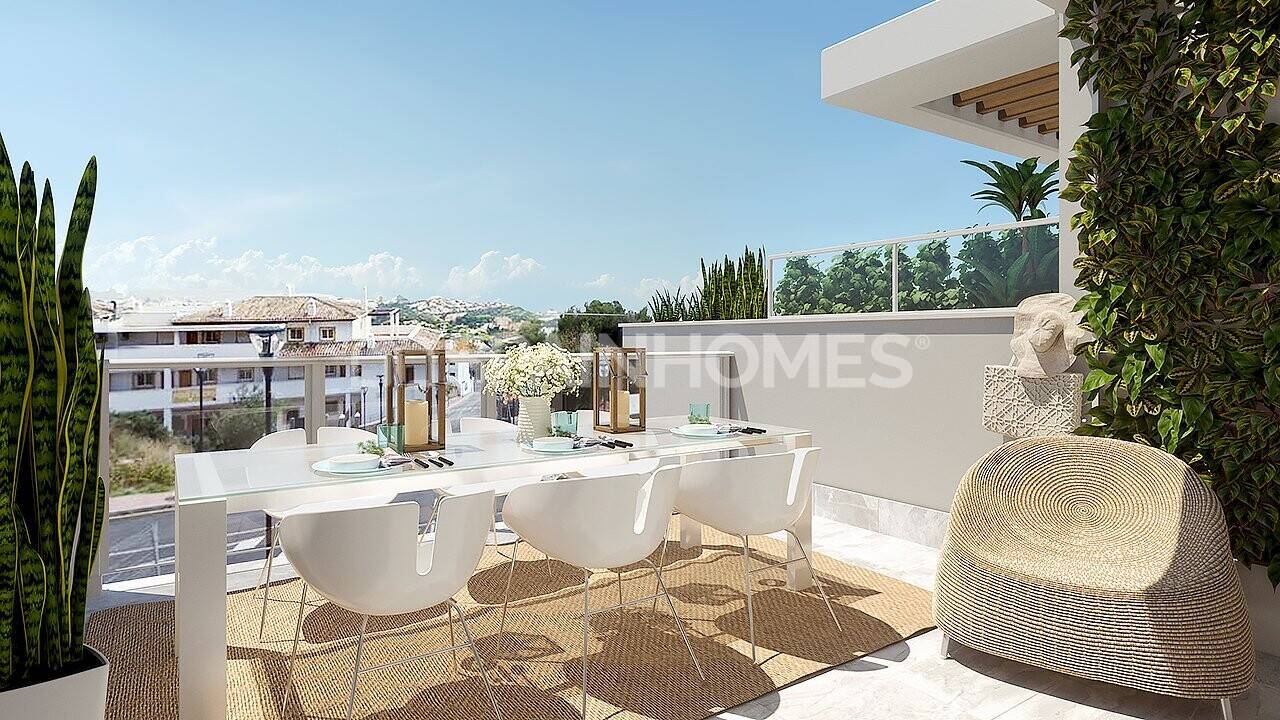 Kattohuoneisto Benalmadena, Malaga, Espanja 2 makuuhuonetta, 77 m2 No. 143605