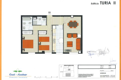 Wohnung zum Verkauf in Meliana, Valencia, Spanien 2 Schlafzimmer, 72 m2 Nr. 143608 - Foto 18