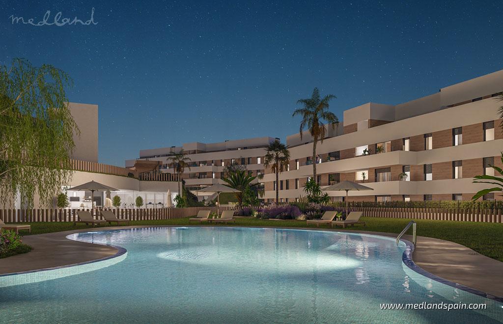 Appartamento a Mijas Costa, Malaga, Spagna 3 camere da letto, 111 mq. N° 105223