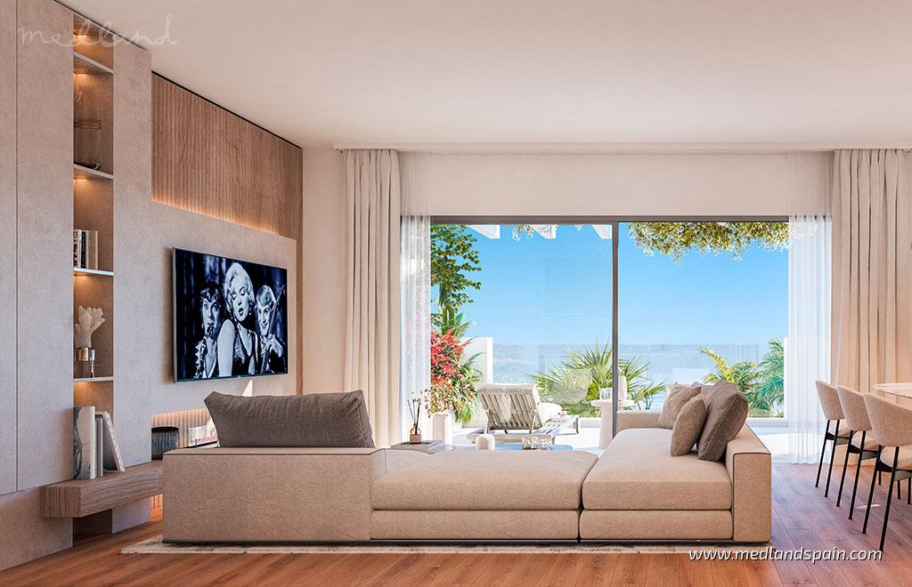 Apartament w Casares, Malaga, Hiszpania 2 sypialnie, 99 mkw. nr 105214