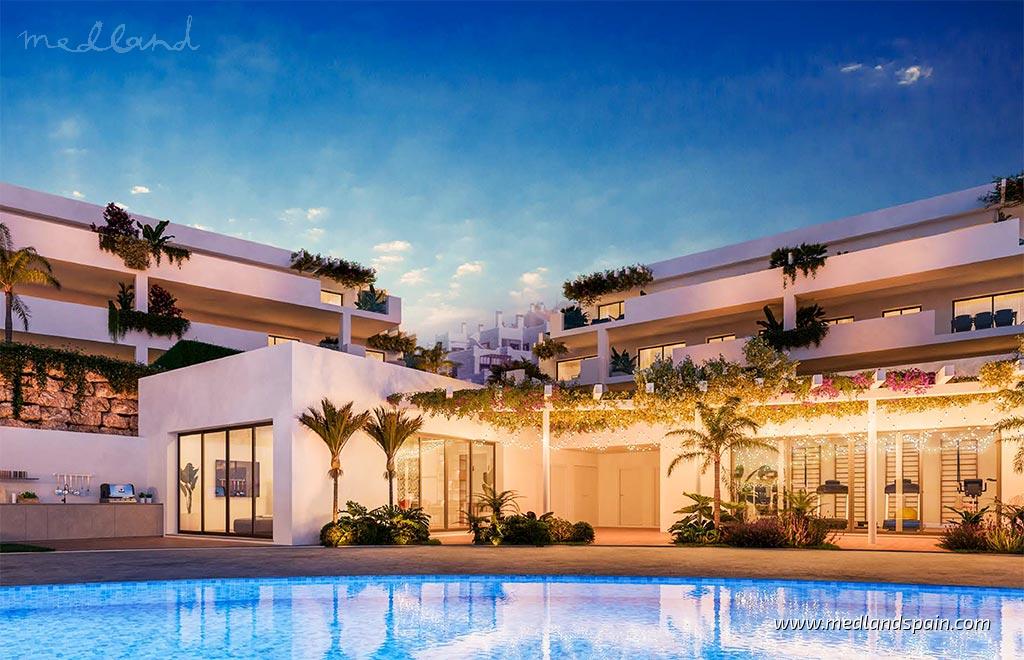 Apartament w Casares, Malaga, Hiszpania 2 sypialnie, 99 mkw. nr 105214