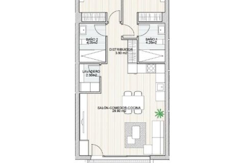 Bungalow zum Verkauf in San Pedro del Pinatar, Murcia, Spanien 2 Schlafzimmer, 79 m2 Nr. 156078 - Foto 8