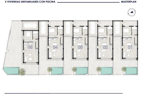 Villa en venta San Pedro del Pinatar, Murcia, España 3 dormitorios, 133 m2 No. 137441 - foto 24