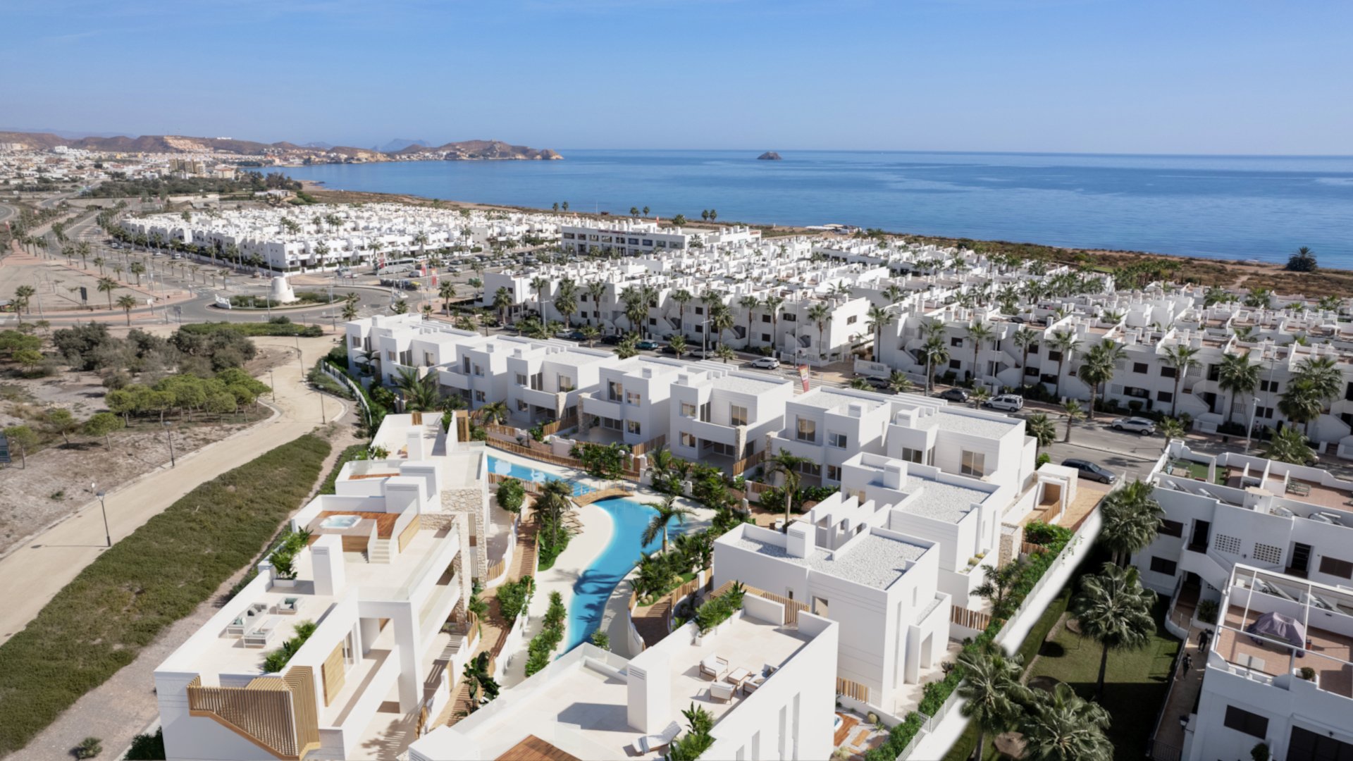 Bungalowi San Juan de Terreros, Almeria, Espanja 2 makuuhuonetta, 174 m2 No. 137444
