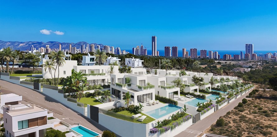 Villa Benidorm, Alicante, Spagna 3 camere da letto, 212 mq. N° 136202