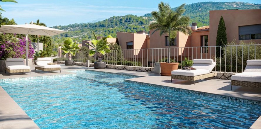 Duplex à Esporles, Mallorca, Espagne 3 chambres, 150 m2 No. 148588