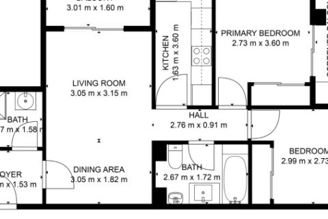 Apartamento en venta en Guardamar del Segura, Alicante, España 2 dormitorios, 77 m2 No. 183590 - foto 6