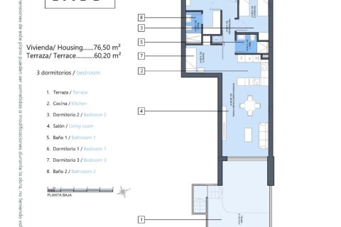 Bungalowi myytävänä Dolores, Alicante, Espanja, 3 makuuhuonetta, 76 m2 No. 134353 - kuva 24