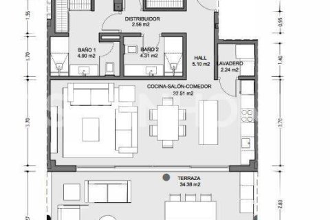 Huoneisto myytävänä Fuengirola, Malaga, Espanja, 3 makuuhuonetta, 131 m2 No. 146770 - kuva 22