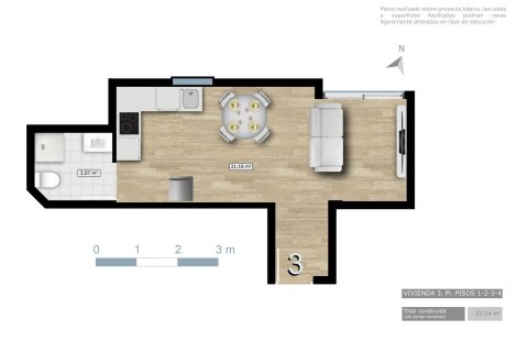Apartment for sale in Alicante, Spain 27 sq.m. No. 193734 - photo 17