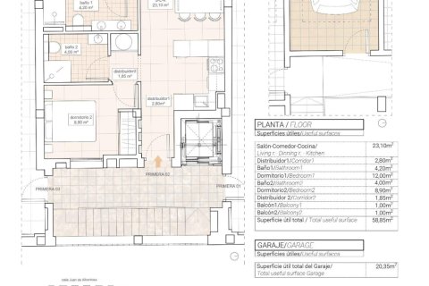 Apartment for sale in Hondon De Las Nieves, Alicante, Spain 2 bedrooms, 66 sq.m. No. 141876 - photo 2