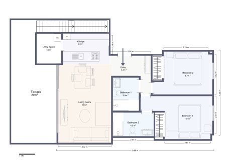 Apartament w Alicante, Hiszpania 2 sypialnie, 68 mkw. nr 149299 – zdjęcie 26