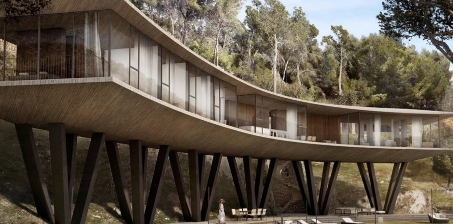 Villa i Benissa, Alicante, Spanien 4 sovrum, 680 kvm. Nr. 141943