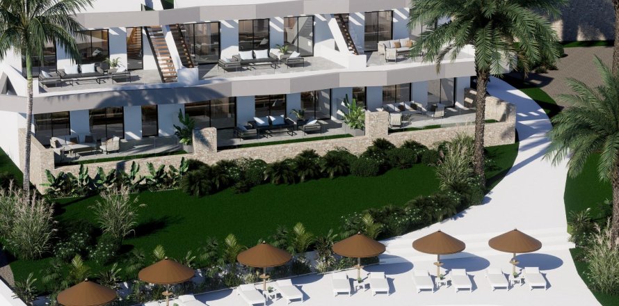 Bungalow i Finestrat, Alicante, Spanien 2 sovrum, 90 kvm. Nr. 141946