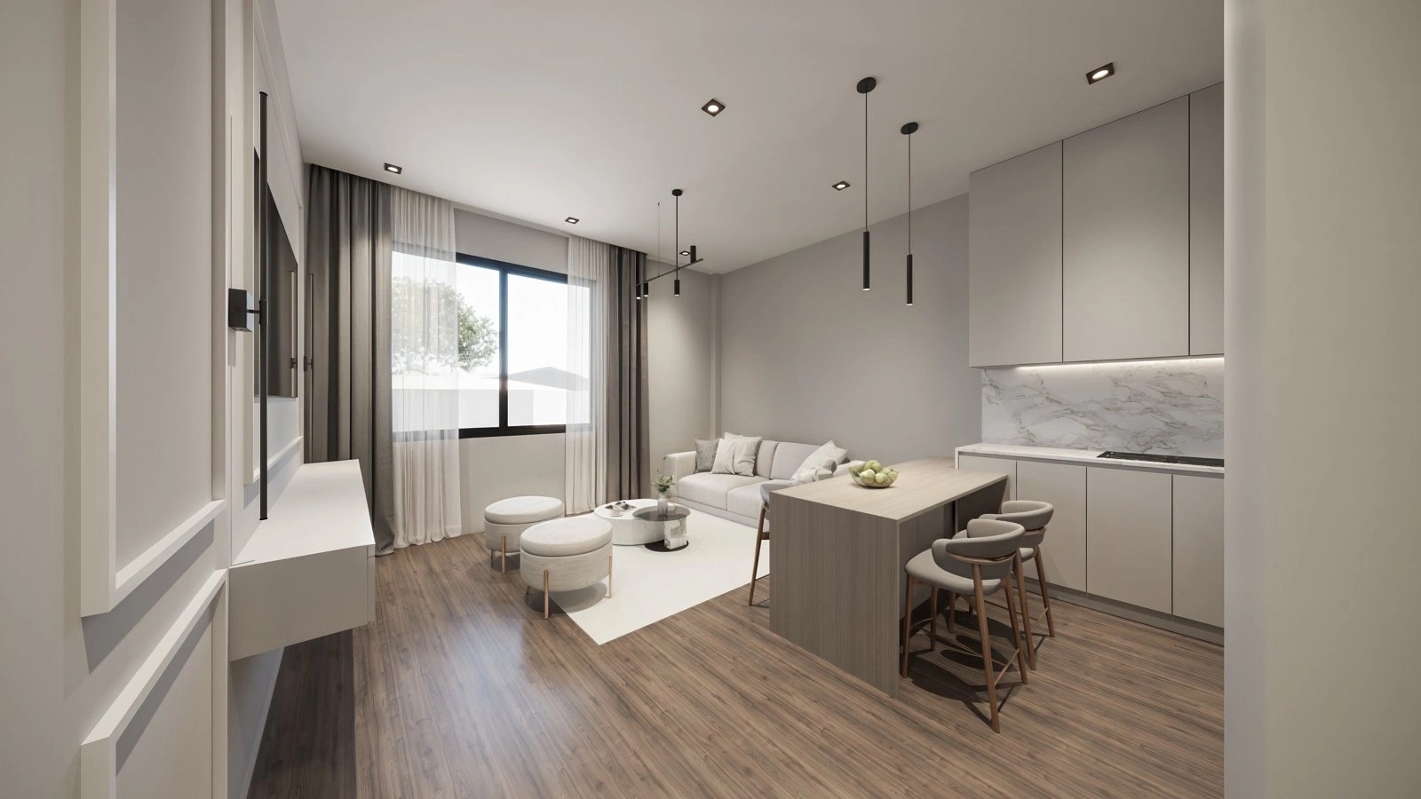 Bungalow en Mijas, Málaga, España 1 dormitorio, 59 m2 No. 143753