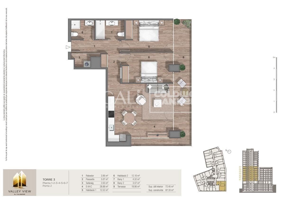 Apartament w Principado De Andorra (Ninguna Poblacion Tiene C.P.), Lleida, Hiszpania 2 sypialnie, 108 mkw. nr 178780