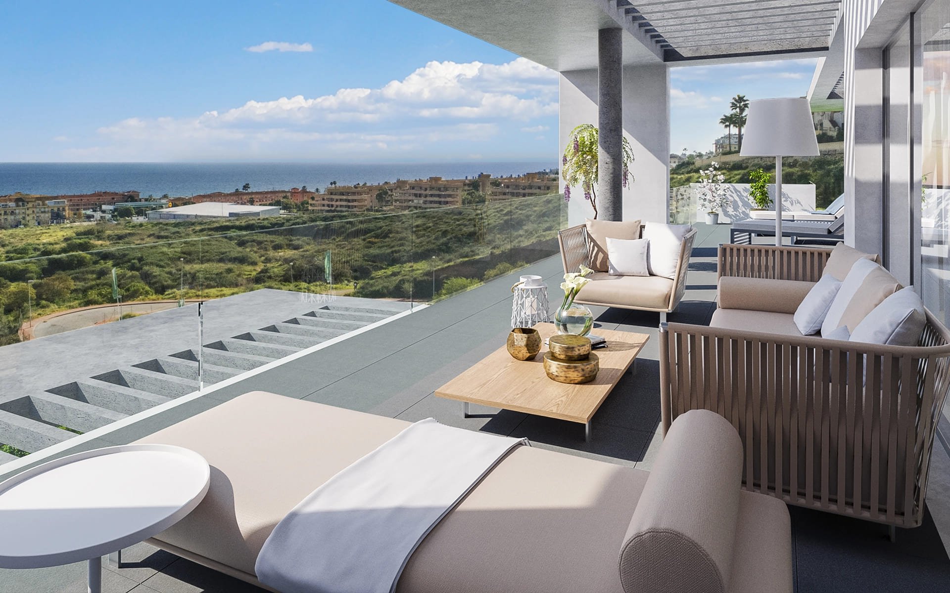 Appartamento a Mijas, Malaga, Spagna 2 camere da letto, 87 mq. N° 135500