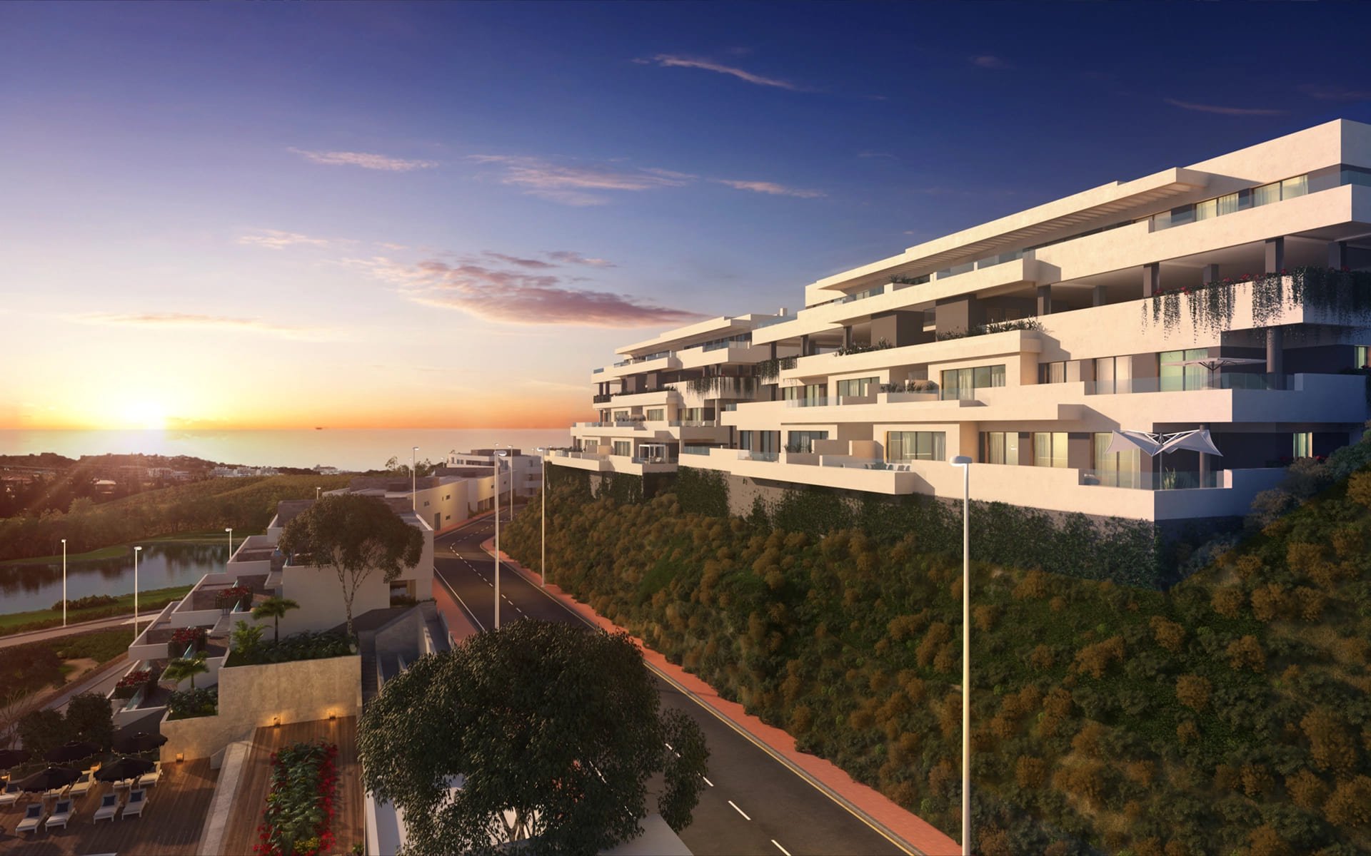 Appartamento a Mijas, Malaga, Spagna 2 camere da letto, 87 mq. N° 135500