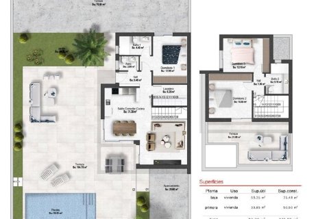 Villa pārdošanā Banos Y Mendigo, Murcia, Spānijā 3 istabas, 125 m2 Nr. 187405 - attēls 30