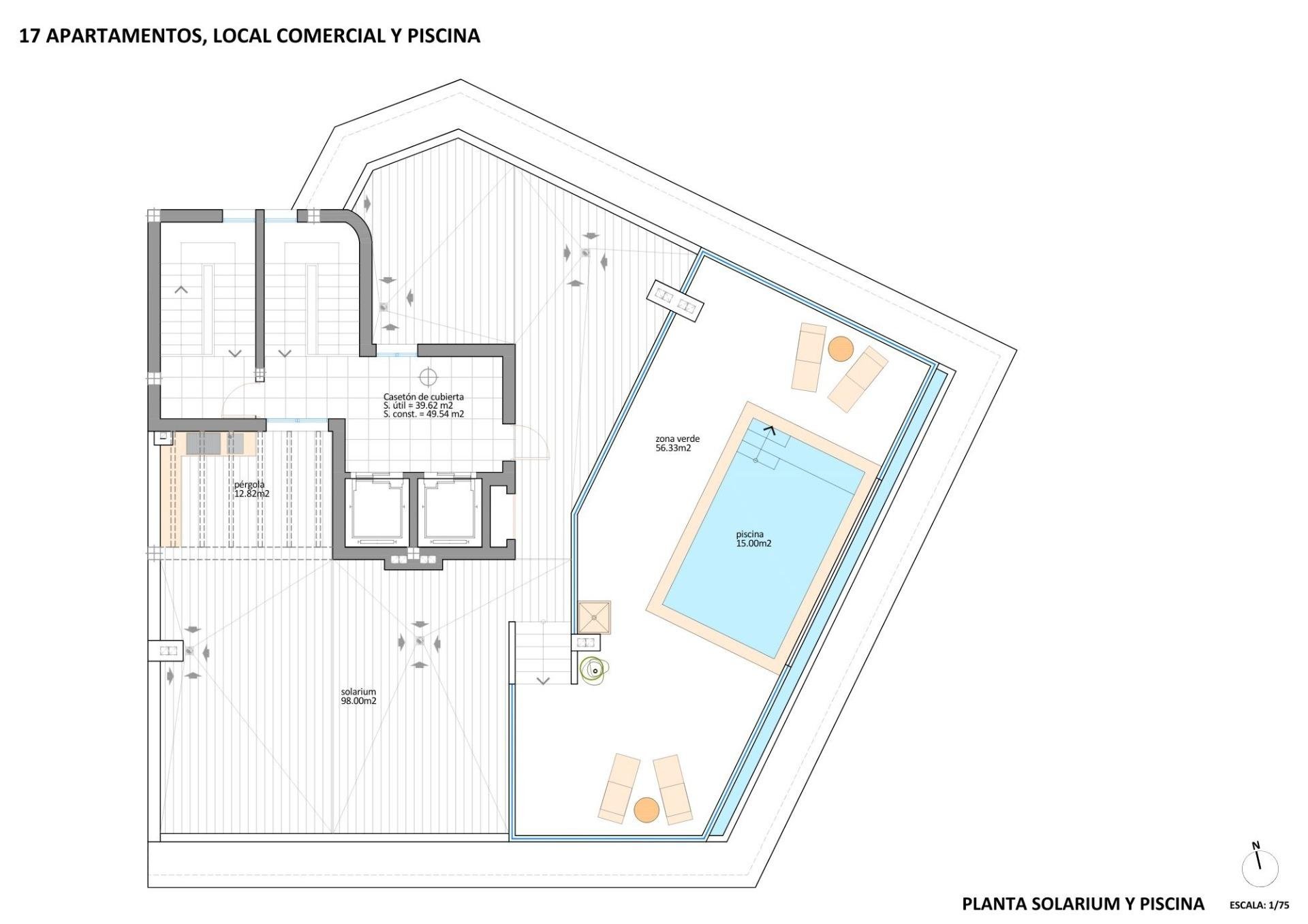 Lägenhet i San Pedro del Pinatar, Murcia, Spanien 44 kvm. Nr. 183447