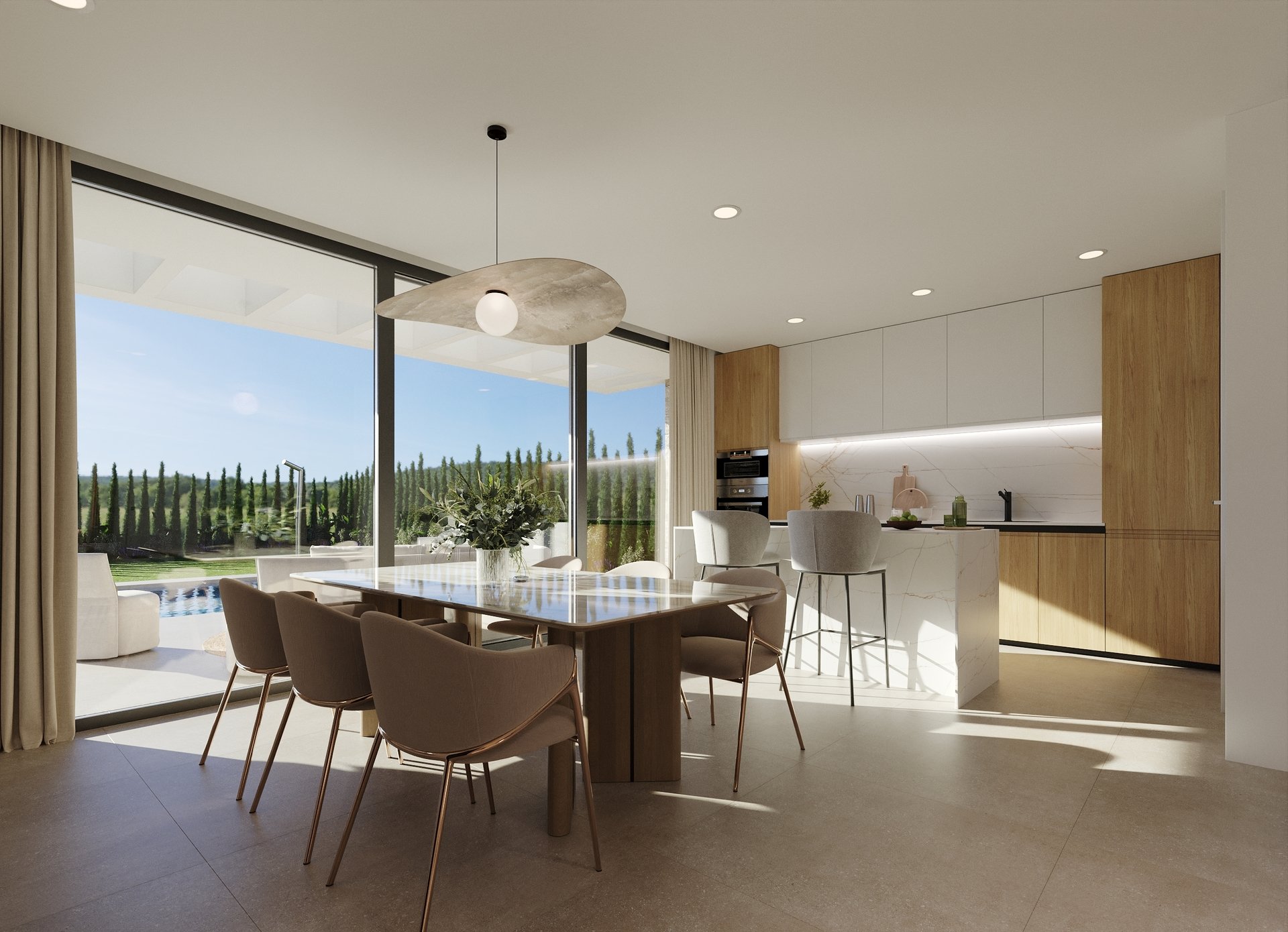 Villa en Finestrat, Alicante, España 3 dormitorios, 213 m2 No. 173919