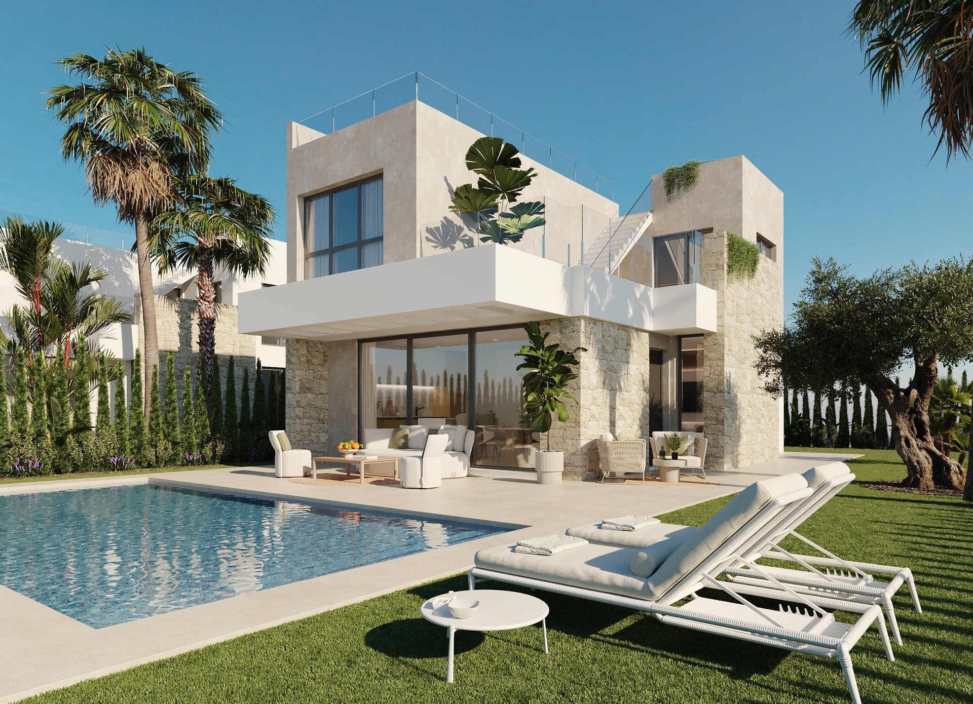 Villa en Finestrat, Alicante, España 3 dormitorios, 213 m2 No. 173919