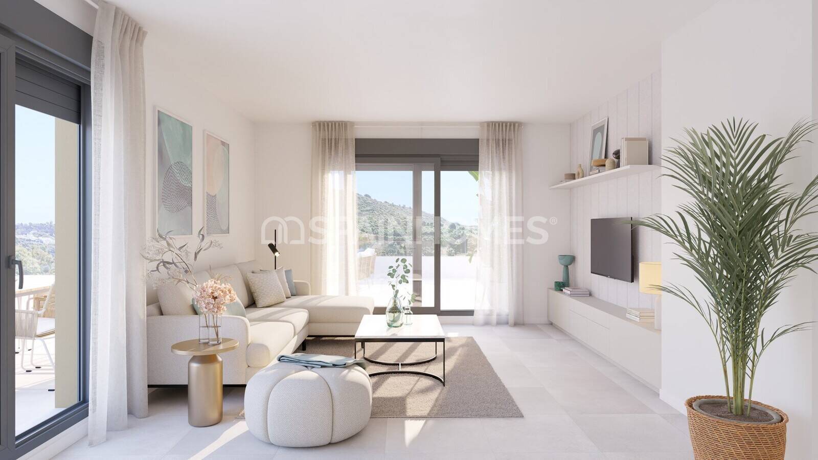 Appartamento a Mijas, Malaga, Spagna 1 camera da letto, 46 mq. N° 138850