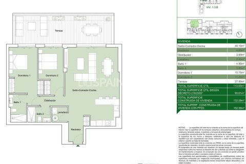 Kattohuoneisto myytävänä Estepona, Malaga, Espanja, 2 makuuhuonetta, 117 m2 No. 138852 - kuva 27