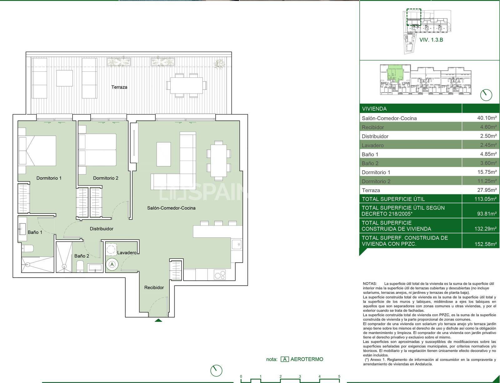 Penthauss Estepona, Malaga, Spānijā 2 istabas, 117 m2 Nr. 138852