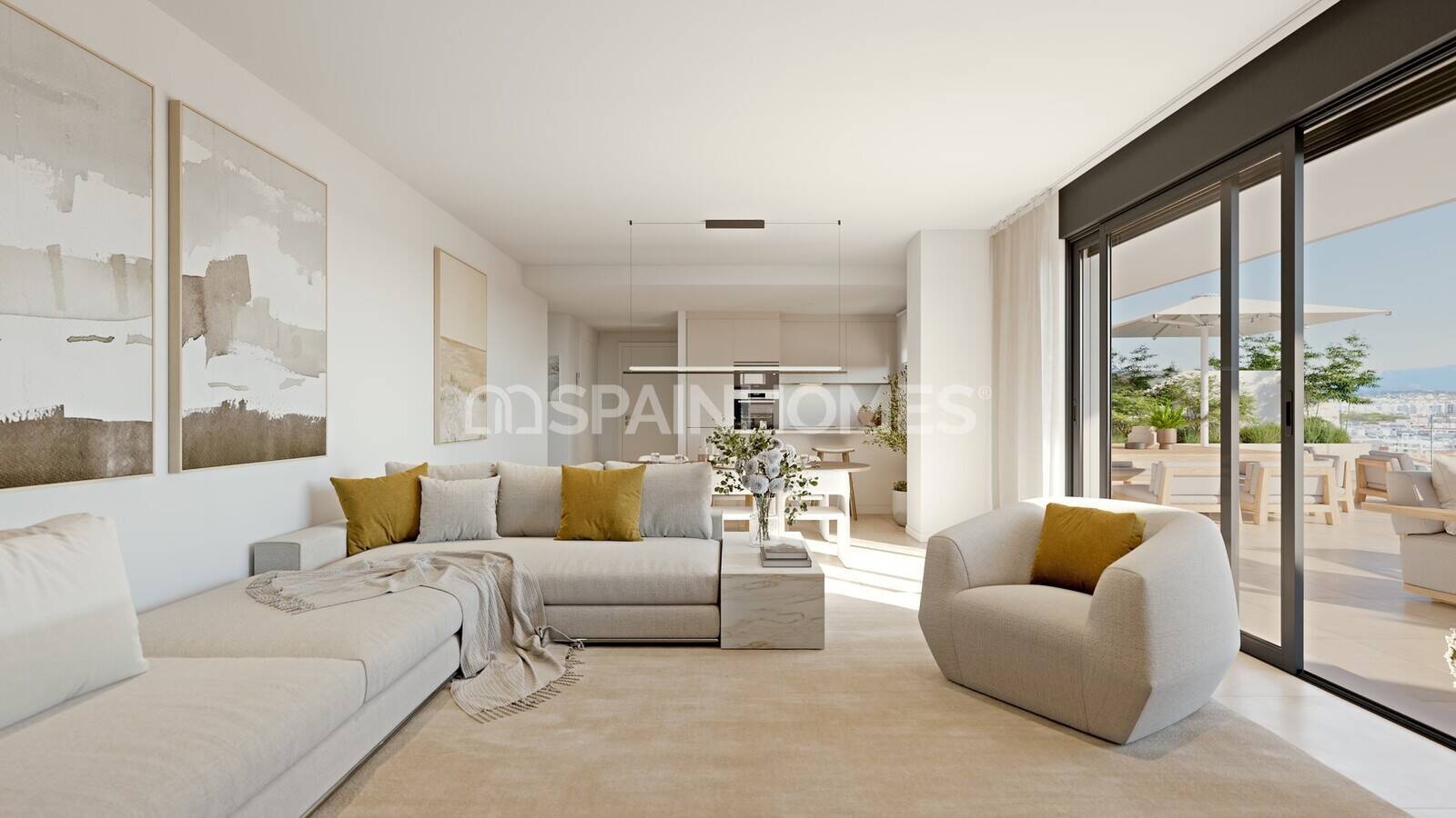 Penthauss Estepona, Malaga, Spānijā 2 istabas, 117 m2 Nr. 138852